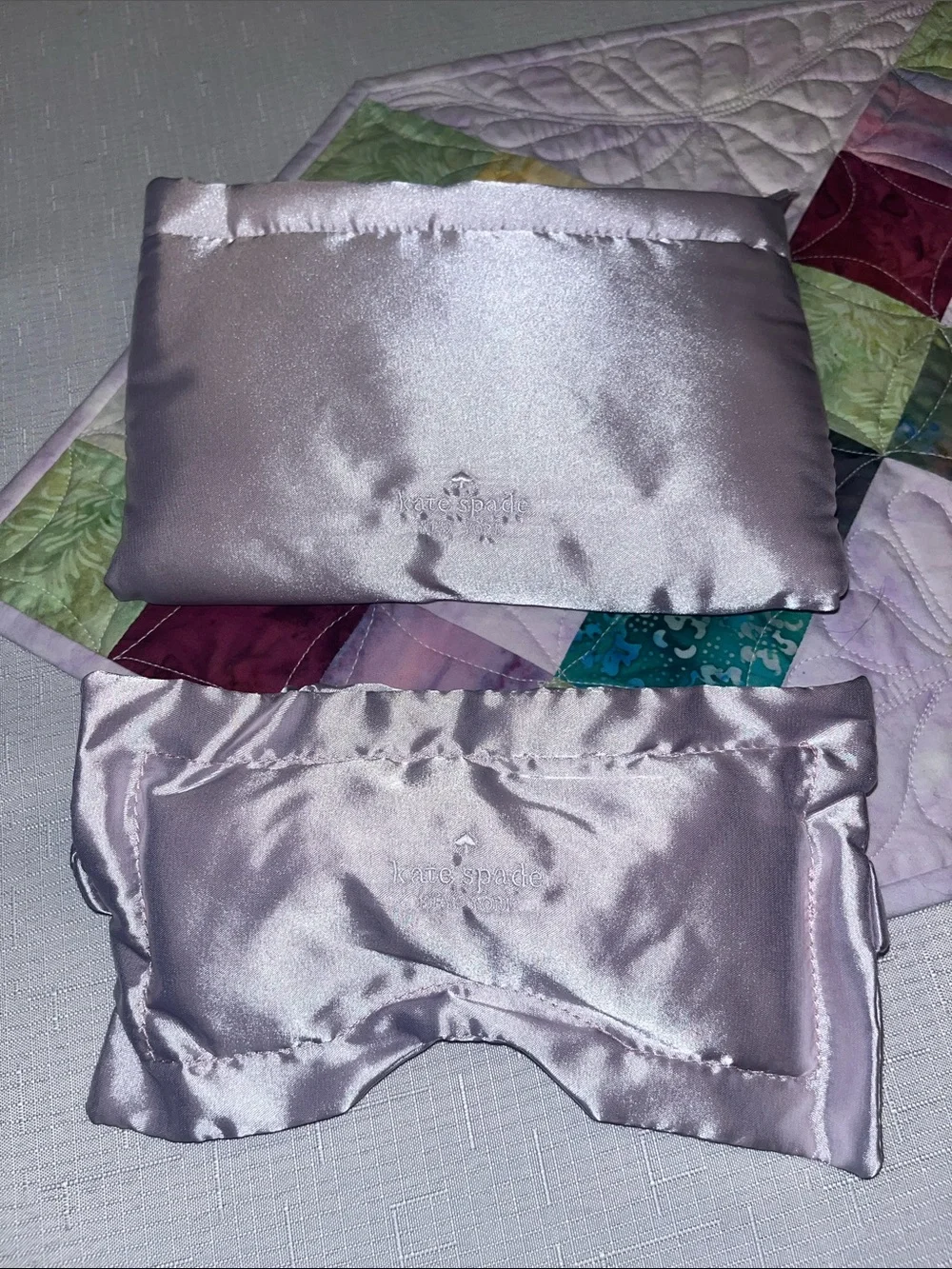 kate spade NIP! Eye Mask & Pouch Set